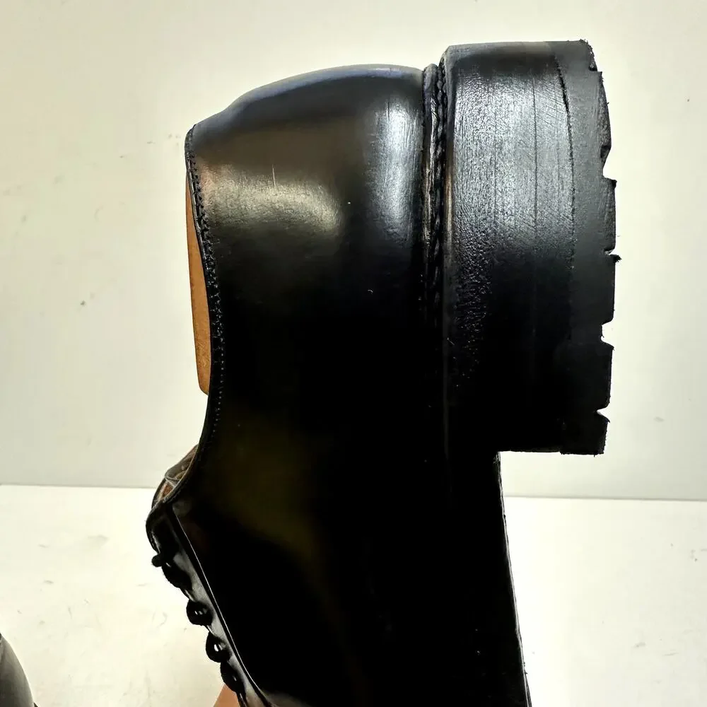 NEW HEELS Alden Black Shell Cordovan Plain Toe Blucher CUSTOM RARE MiUSA 10 B